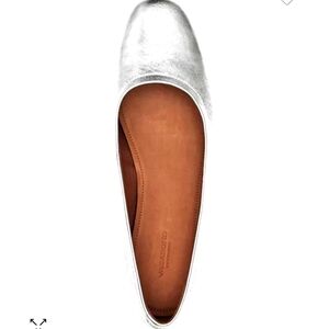 Vagabond Shoemakers silver Jolin flats